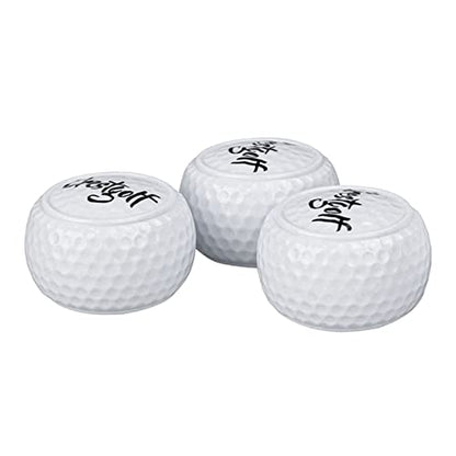 Youngy Flat Shaped Golf Ball Putting Training Aid Portable Golf Practice Ball Lightweight Golf Training Balls Accessories