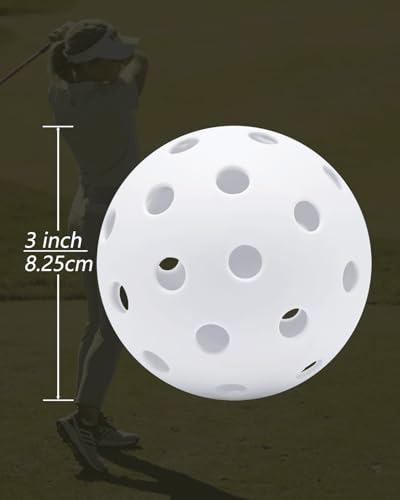Bucket Game Golf Balls 6-Pack Replacement Yard Game Balls with Carry Bag