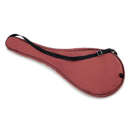 Single Tennis Racket Cover Lightweight Padded Tennis Racquet Bag - color: Red, size: Large