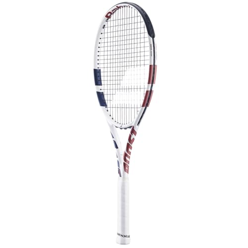 Babolat Boost Drive Strung Tennis Racquet (White) - size: 4" Grip