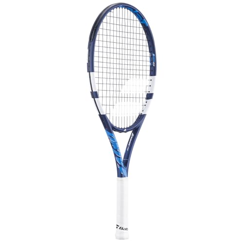 Babolat, Tennis Racket Drive Junior, One Size, Blue/Red, Graphite and Aluminium Composite Frame, Lightweight 230g, Ideal for Young Players 9-11 Years