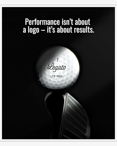 Legato Golf Balls LTX3085 | Maximized Distance with Soft Feel | 3 Piece | Urethane Cover | 85 Compression - color: White 1 DZ