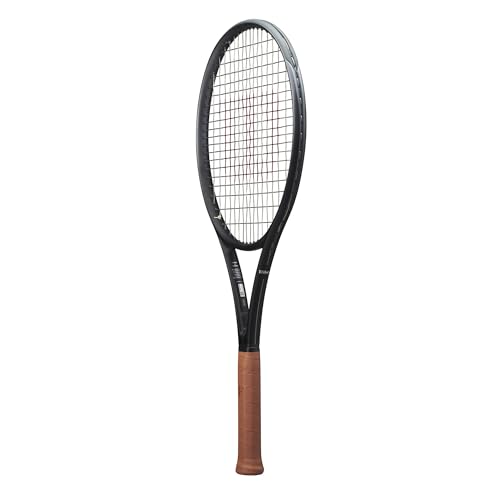 Wilson RF 01 Performance Tennis Racket - Strung with Sensation 16 Natural at Mid Range Tension - size: Grip Size 4 - 4 1/2"