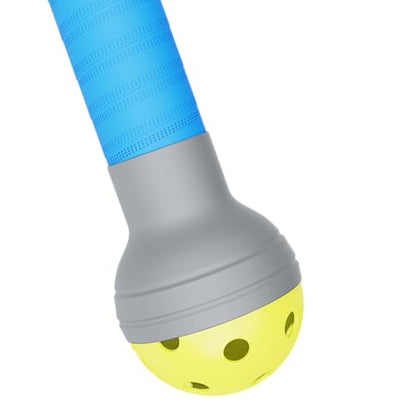 Great Call Athletics Pickleball Picker 2 Pack Ball Retriever Picker Upper Pickle Grabber Universal Suction Paddle Grip Carbon - color: Grey