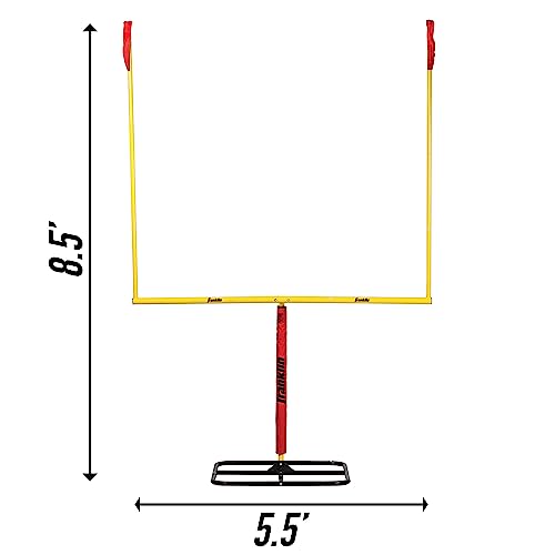 Franklin Sports Authentic Steel Football Goal Post 8.5' x 5.5' - Post for Kids - Football Goal Post Set - Kicking Field Goals - Youth Football Set - Portable Football Goal Post - style: Standard Goal Post