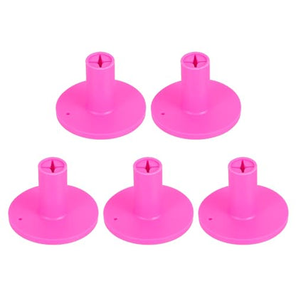 PATIKIL Rubber Golf Tees, Golf Rubber Tee Indoor Outdoor Practice Ball Holder for Driving Range Turf Mats - color: Pink