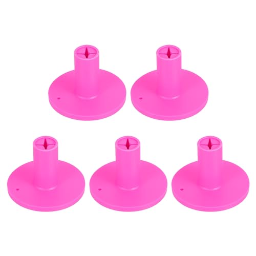PATIKIL Rubber Golf Tees, Golf Rubber Tee Indoor Outdoor Practice Ball Holder for Driving Range Turf Mats - color: Pink