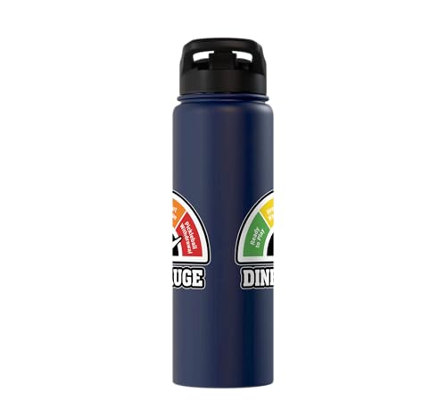 Stainless Steel Insulated Water Bottle - color: Navy Blue