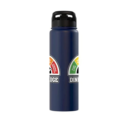 Stainless Steel Insulated Water Bottle - color: Navy Blue