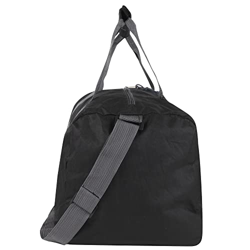 24 Pack Bulk Duffle Bags Wholesale by the Case for Homeless, Sports Teams, and Duffle Bags for Foster Kids (All Black Pack) - color: All Black Pack