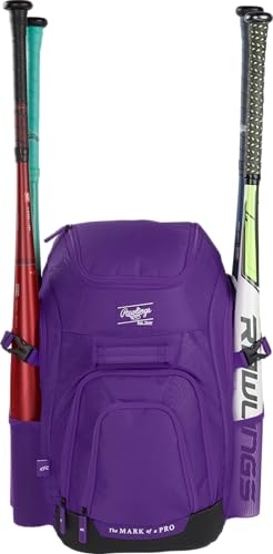 Rawlings | FRANCHISE 2.0 Player's Backpack | Baseball/Softball | Rec/Travel | Multiple Styles | Baseball/Softball