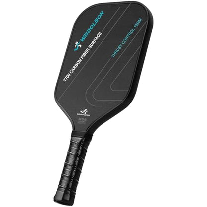 Pickleball Paddles, Multi-Layer T700 Textured Carbon Fiber Pickleball Paddle, 2-Types of Thickenesses, Strong Power and Spin Surface, USAPA Approved Carbon Fiber Surface Pickle Ball Paddle