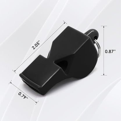 Whistles Sports Whistles with Lanyard Loud Crisp Sound Pealess Whistles for Referees Coaches and Lifeguards