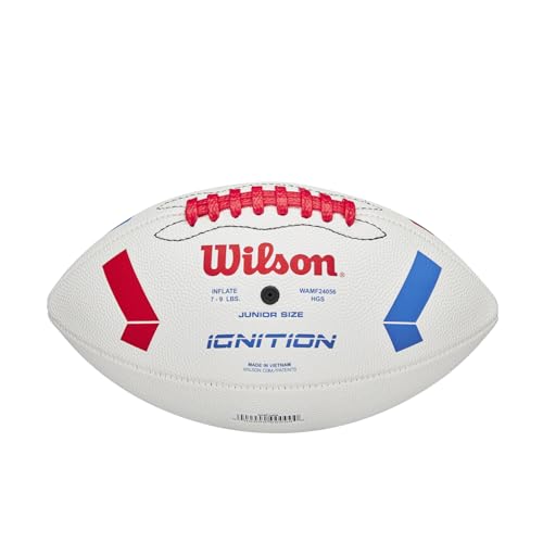 WILSON NFL Ignition Footballs - color: White, size: Junior - Ages 9-12, style: NFL Ignition