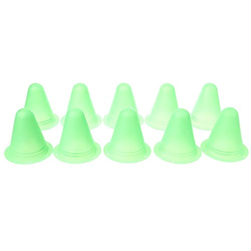 10 Pcs Skate Marker Cones Roller Football Soccer Training Equipment Marking Cup Strong and Durability