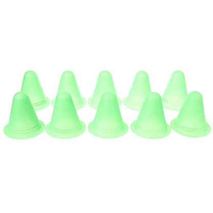 10 Pcs Skate Marker Cones Roller Football Soccer Training Equipment Marking Cup Strong and Durability