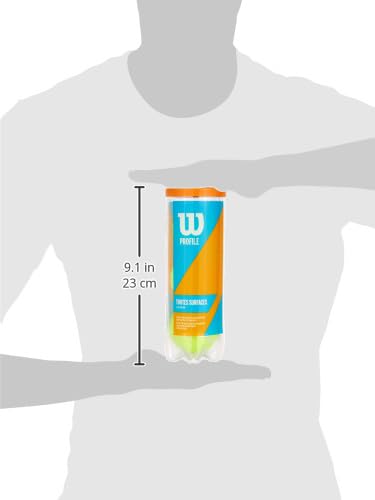 Wilson Prime All Court Tennis Ball - size: 4 Can Pack (12 Balls)