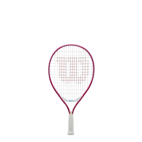 Wilson Ultra Power 19" Junior Recreational Tennis Racket - Pink/White/Blue