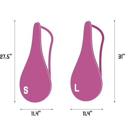 Tennis Bag Lightweight and Padded Tennis Rackets Cover with Adjustable Shoulder Strap - color: pink, size: 27.5"x11.4"