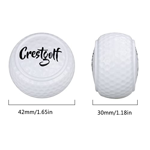 Youngy Flat Shaped Golf Ball Putting Training Aid Portable Golf Practice Ball Lightweight Golf Training Balls Accessories