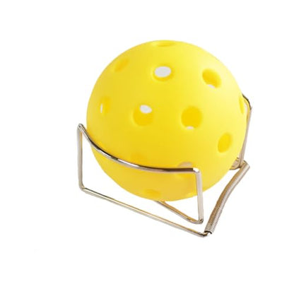 Pickleball Tennis Ball Holder-Waist Clip Hold Ball for Trainings Suitable Size Silver Colour Pack of one