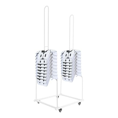 Football Shoulder Pad Rack, 100lbs Capacity Freestanding Shoulder Pads Football Organizer with 4 Rolling Casters, 69in Tall Equipment Storage Rack for Slow-Pitch Softball Baseball - color: White