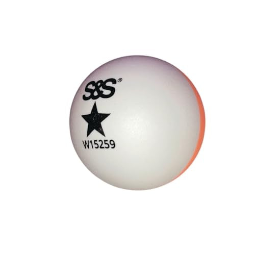 S&S Worldwide 2-Tone Table Tennis Ball. Perfect for Table Tennis and Pong Games. Pack of 24 Seamless 40mm Diamter Balls.
