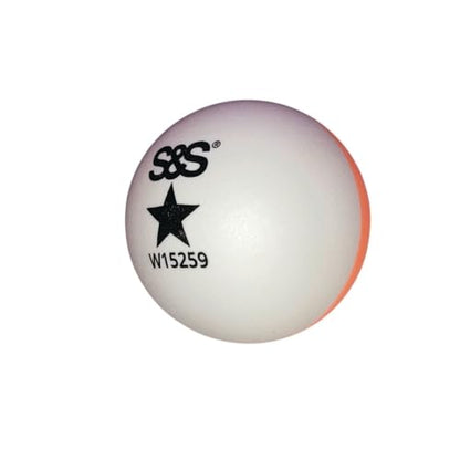 S&S Worldwide 2-Tone Table Tennis Ball. Perfect for Table Tennis and Pong Games. Pack of 24 Seamless 40mm Diamter Balls.