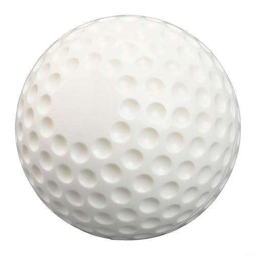 9 Or 12 Inch Dimpled Baseball Softball, PU Material, Suitable for Pitching Machine, Bright Colors - color: White