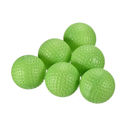 PATIKIL Golf Practice Balls, Hollow Flight Training for Indoor Swing Practice - color: Light Green