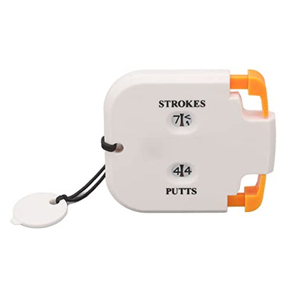 Score Counter Plastic Digits Stroke Putts Counting Clicker with Auxiliary Function for Players – Lightweight and Portable Scoring Tool