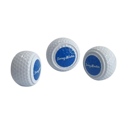 Swing Minder Perfect Roll Putting Wheels Training Aid (Set of 3) | Golf Putting Alignment Tool for True Roll Practice | Improve Accuracy & Stroke Control