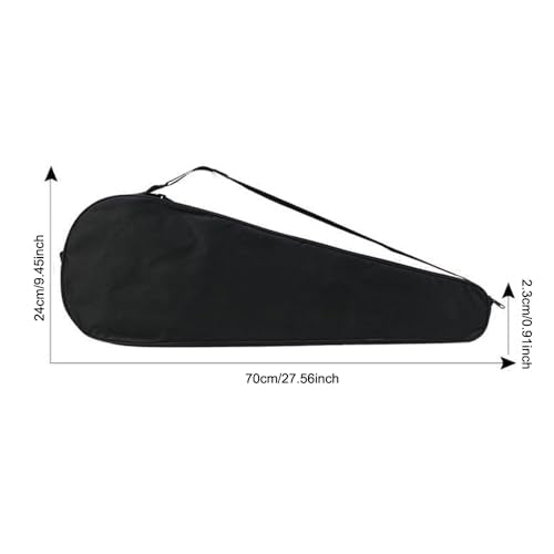 Badminton Racquet Bag with Shoulder Strap Lightweight Badminton Racquets Cover Protective Carry Case Carrying Bag Protector Organizer for Badminton Rackets Set Birdies Shuttlecocks