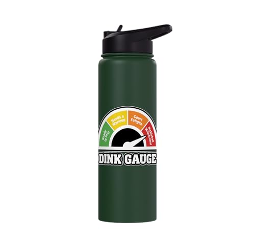 Stainless Steel Insulated Water Bottle - color: Dark Green