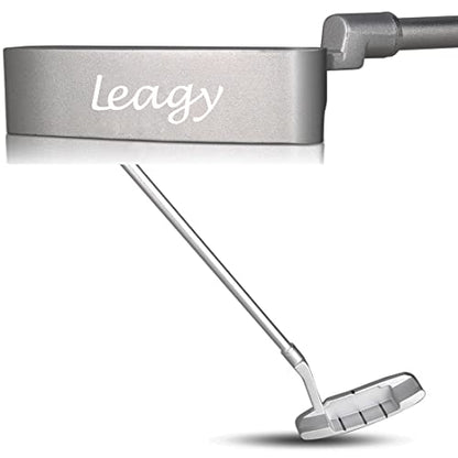 LEAGY 4-Section Portable Putter - Right & Left Hand, 2 Golf Balls, 1Pack Golf Bag