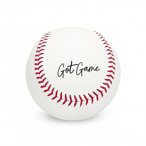 Hand-Stitched Realistic Soft Practice Baseball - Safe Indoor/Outdoor Training Ball for Kids, Youth & Adults - Foam-Like for Throwing, Catching, Batting, Fielding & Hitting - Perfect Baseball Gift