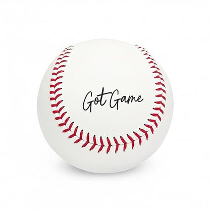 Hand-Stitched Realistic Soft Practice Baseball - Safe Indoor/Outdoor Training Ball for Kids, Youth & Adults - Foam-Like for Throwing, Catching, Batting, Fielding & Hitting - Perfect Baseball Gift