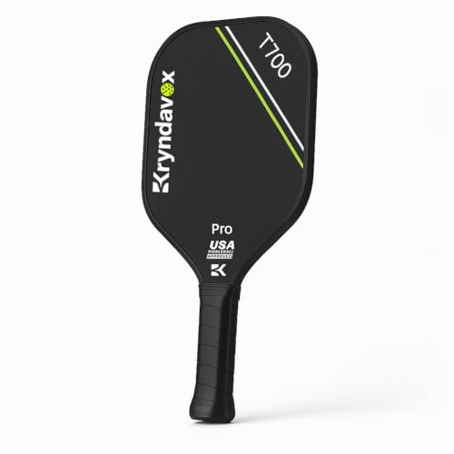 Kryndavox Pickleball Paddle with T700 Raw Carbon Fiber Surface, Pro Pickleball Paddle, USAPA Approved,Large Sweet Spot for More Players Valentines Day Gifts