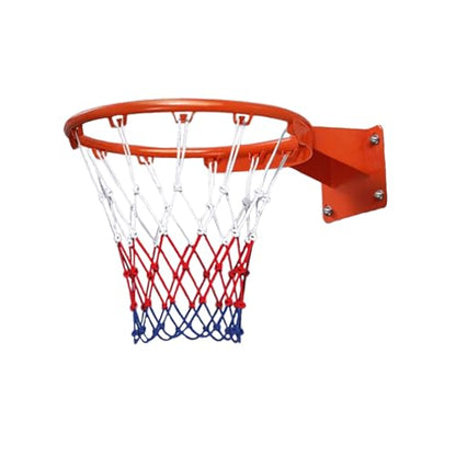 Heavy Duty Medium Size Basketball Hoop Goal Wall Mounted Basketball Rim, Ideal for Teens, Home Decoration & Office Fun, Diameter 35centimeter/13.8inch(Standard)