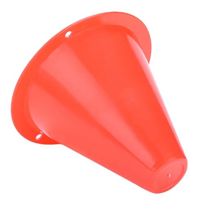 10pcs Football Cones Soccer Training Discs Football Marker Poles Flat Square Bottom Stackable for Soccer Training