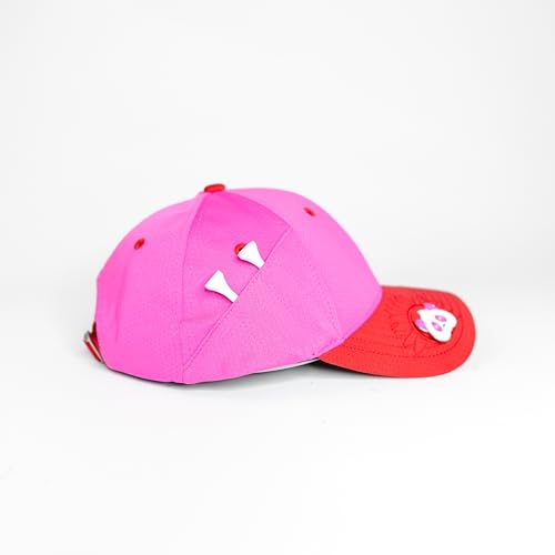Ladies Adjustable Hats - Tee Holder with Tees & Bill Magnet with Ball Marker - 100% Custom Made - color: Galentines Bonk, style: Offset