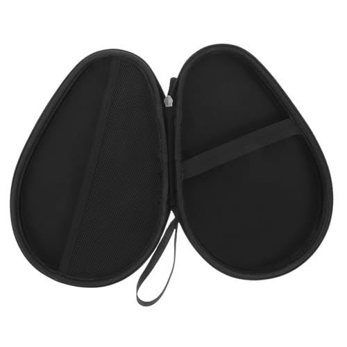 Toyvian Table Tennis Racket Bag Protective Storage Case Reusable Organizing Pouch with Fixed Holder for Sports and Game Room Storage