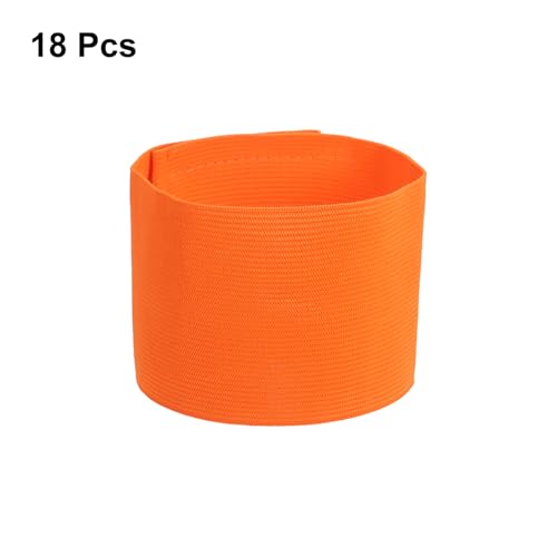 YOKIVE Captain Armbands, Elastic Armband Soccer Captain Arm Band - color: Orange