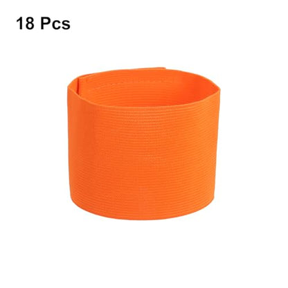 YOKIVE Captain Armbands, Elastic Armband Soccer Captain Arm Band - color: Orange