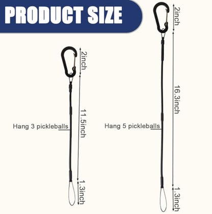 2PCS Pickle-Line,Pickleball Holder,Easy Storage & Quick Access,Pickle Ball Storage,Gifts for Pickleball Lovers