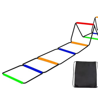 Colaxi Agility Ladder Speed Ladder Workout Improves Coordination Home Gym Outdoor Sports Folding Rugby Multipurpose Fitness Training