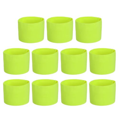 PATIKIL Soccer Captain Armband, Captain Arm Bands for Soccer Elastic Captain Arm Band Sports Captain Armband - color: Fluorescent Yellow