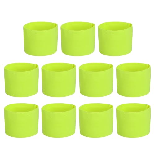 PATIKIL Soccer Captain Armband, Captain Arm Bands for Soccer Elastic Captain Arm Band Sports Captain Armband - color: Fluorescent Yellow
