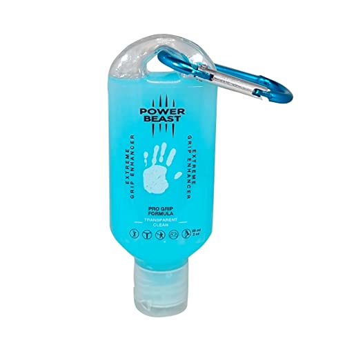 Non Sticky Grip Enhancer, Dry Hands, Transparent, Anti-Slip Solution, Dry Grip for Tennis, Golf, Pole Dancing, Gaming, and All Sports, 2 Ounce, 1 Bottle.