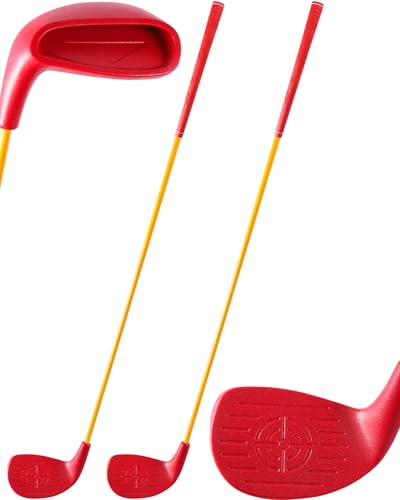 HOTWIND Backyard Golf Game Clubs with 5”x 3.5” Oversize Heads and 36” Lightweight Carbon Shaft for Adults Play Outdoor Golf Yard Game in Grass Parks and Yards Hit Plastic and Foam Balls - size: 2 Pack